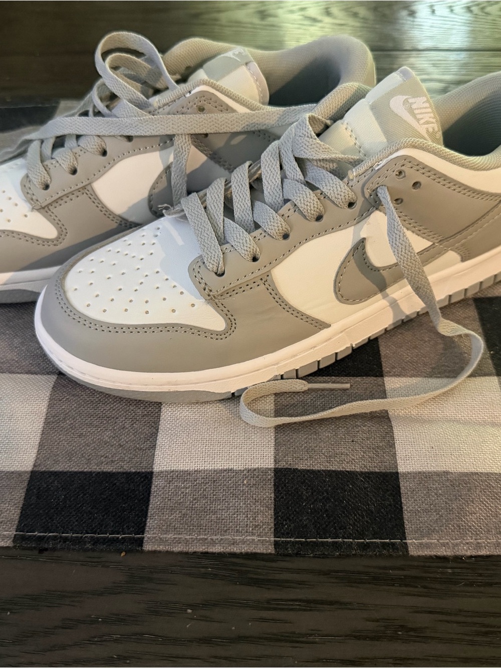 Women’s Dunk Low sneakers brand new without tags or box size 8.
